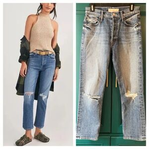 MOTHER Superior The Tomcat Straight Leg Jeans | Vintage Inspired Denim Sz 26